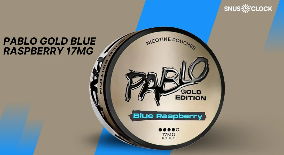PABLO GOLD Blue Raspberry 17mg: A Modern Nicotine Pouch Choice in the UK